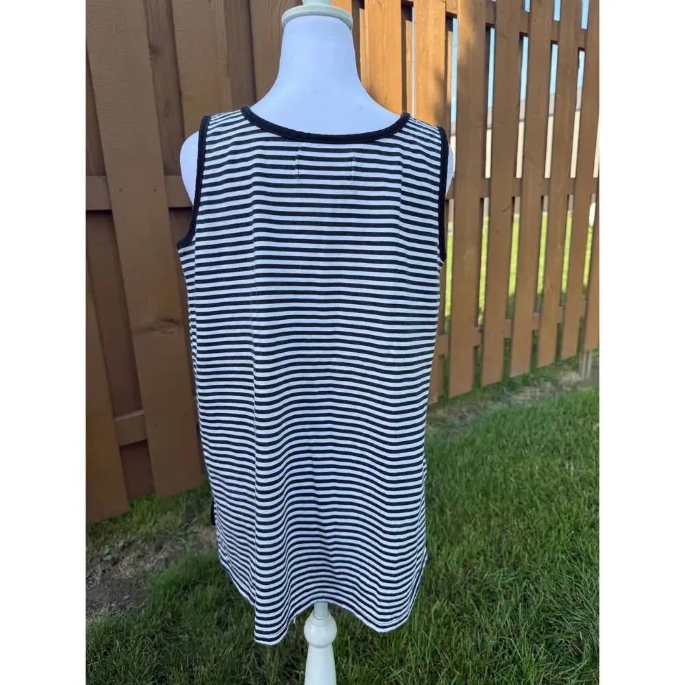 Vintage International News USA Tank Top Retro Size M - Picture 3 of 4
